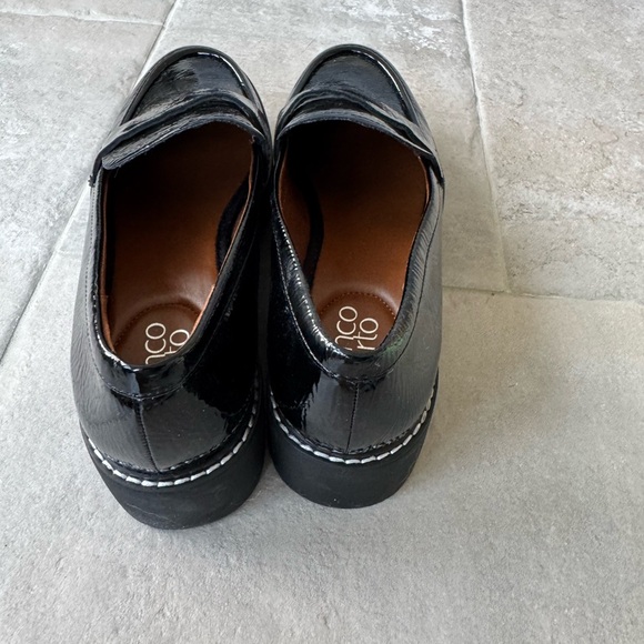 Franco Sarto Womens Balin Lug Sole Chunky Loafer sz 8 - Picture 2 of 3
